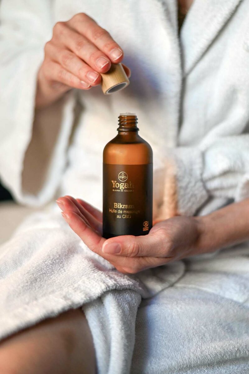 cosmétique yogah bikram huile massage cbd
