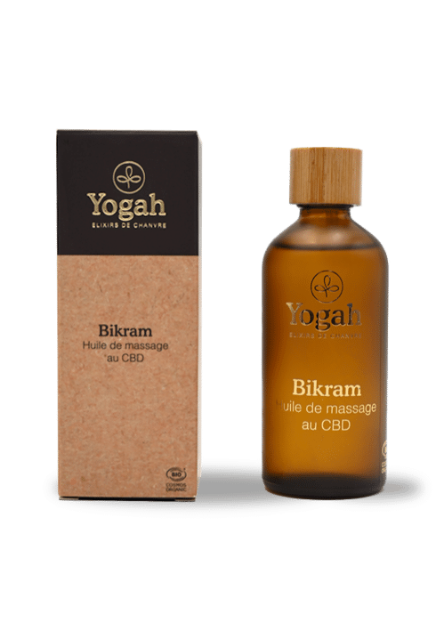 huile massage cbd - bikram